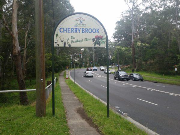 Cherrybrook Road Sign