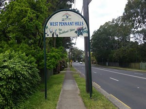 Road Sign Welcome to Area