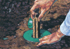 Sentricon Termite Baits being installed