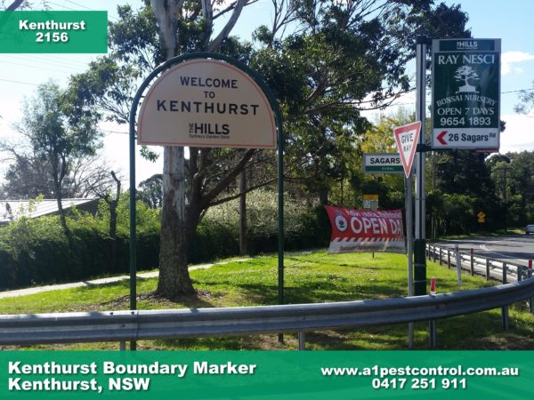 Piture of the Kenthurst Boundary Signage/Marker