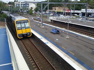 Pendle Hill train station showing surrounding environment 