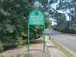 Ryde City Sign 