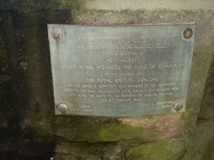 Queen Elizabeth Park Plaque