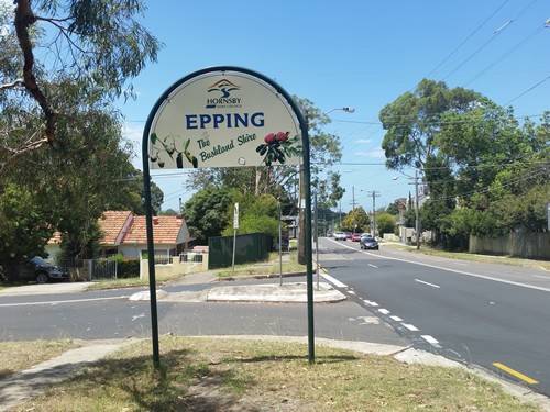 Epping Road Sign