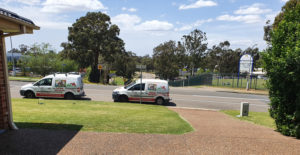 Cranebrook High School Pest Control Vans