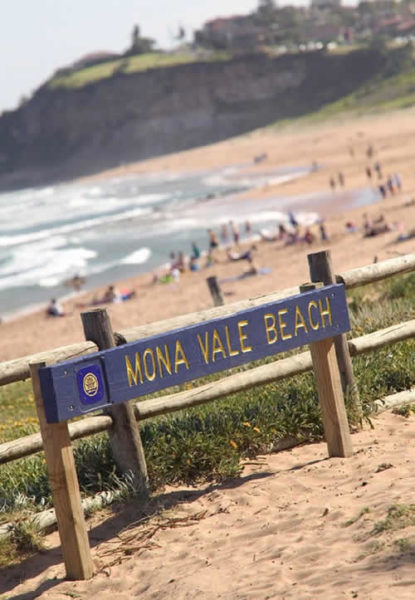 Mona Vale Beach Sign