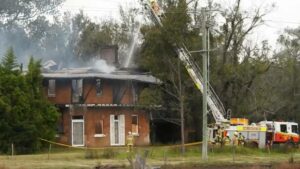 Police investigate suspicious fire at Lenaghan House