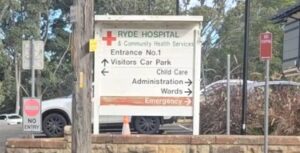 Commercial Pest Control Ryde Hospital Sign