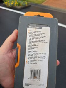 Craftright Cavtech Screwdriver Bit Set