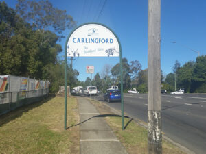 Carlingford Road Sign
